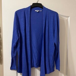 Chico's Royal Blue Open Front Cardigan
